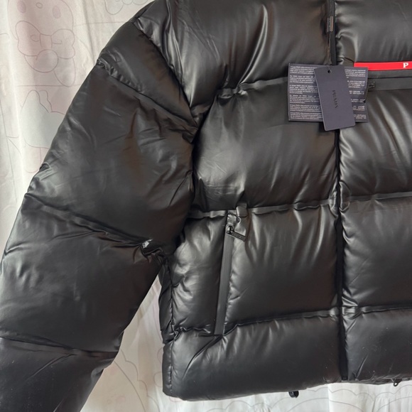 Men's Prada Light Nylon Hooded Puffer Jacket - Picture 2 of 12